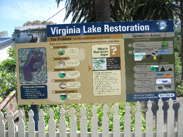 Virginia Lake Sign