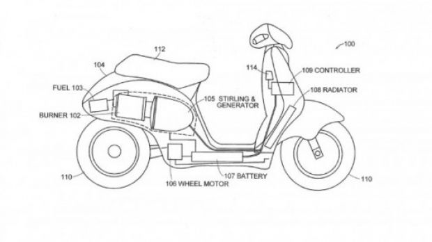 Sterling Engine Motor-Scooter